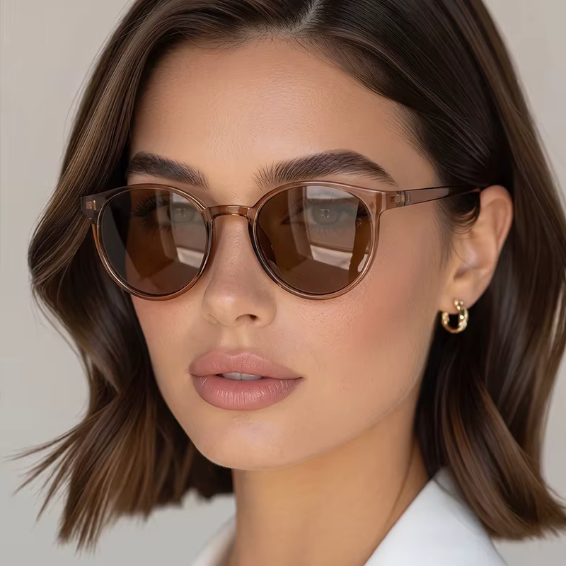Retro Round Sunglasses Men Punk Sun Glasses Women Travel