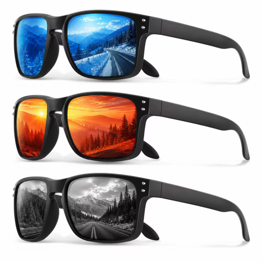 Polarized Square Sunglasses and Women High Qualiy Sun