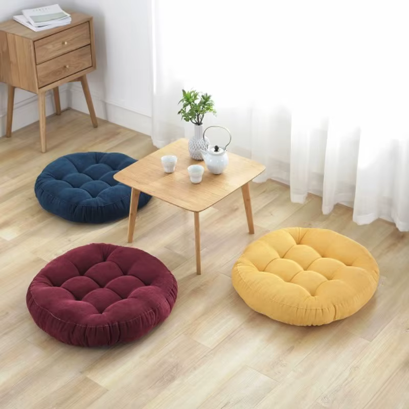Round Floor Cushion Seating for Adults