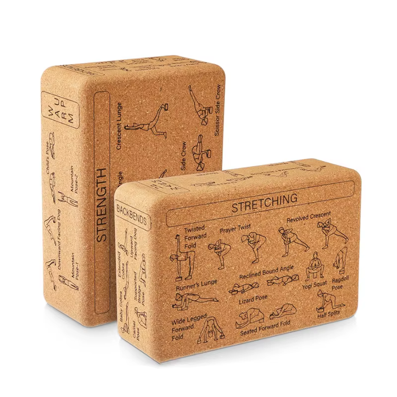 Natural Cork Yoga Blocks