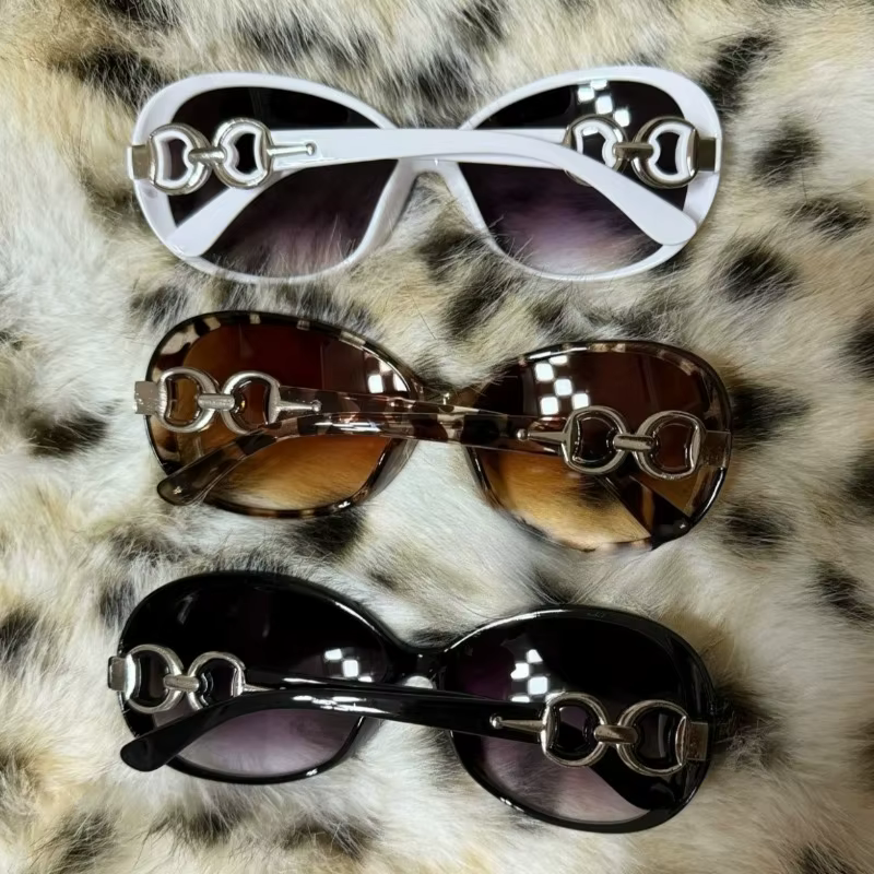 Retro Y2k Large-framed Gradient Sunglasses Women Uv