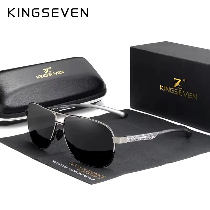 Kingseven Polarized Aluminum Sunglasses Men Uv400 Hd Lens