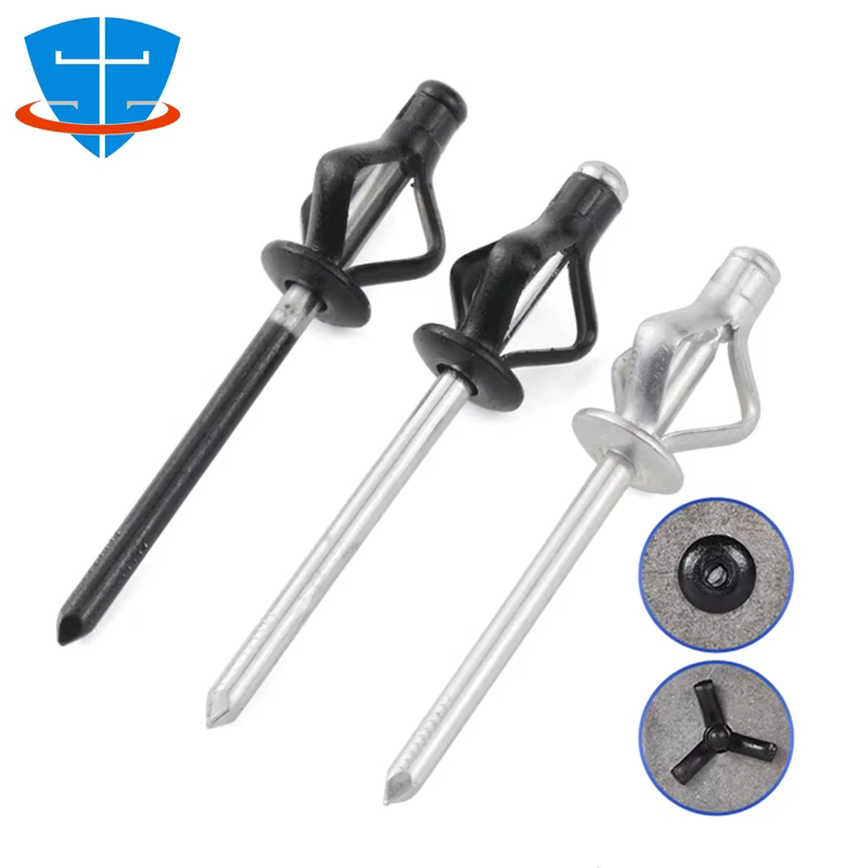 50,20x M4 M4.8 Folding Lantern Type Blind Rivet Aluminum