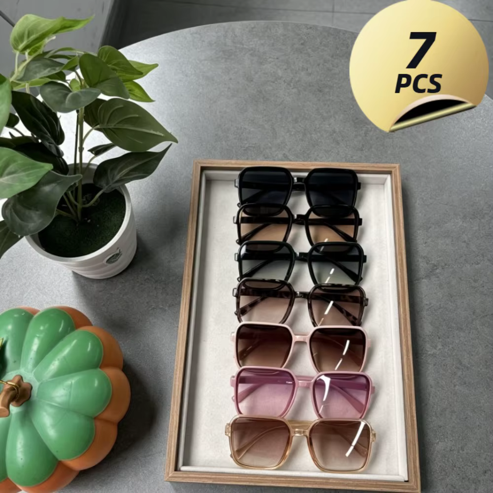 Light Luxury Large Frame Polygonal Sunglasses Men and Women