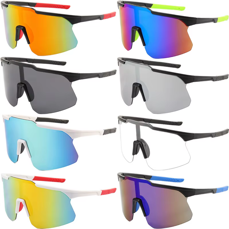 1,2,8pcspolarized Cycling Sunglasses Outdoor Sport Cycling