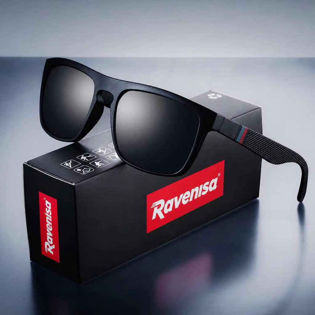 Square Vintage Polarized Sunglasses Men Women Retro Driving
