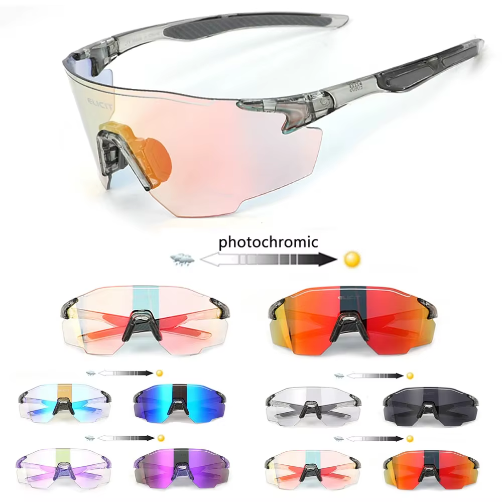 Elicit Photochromic Polarized Cycling Glasses Men Women