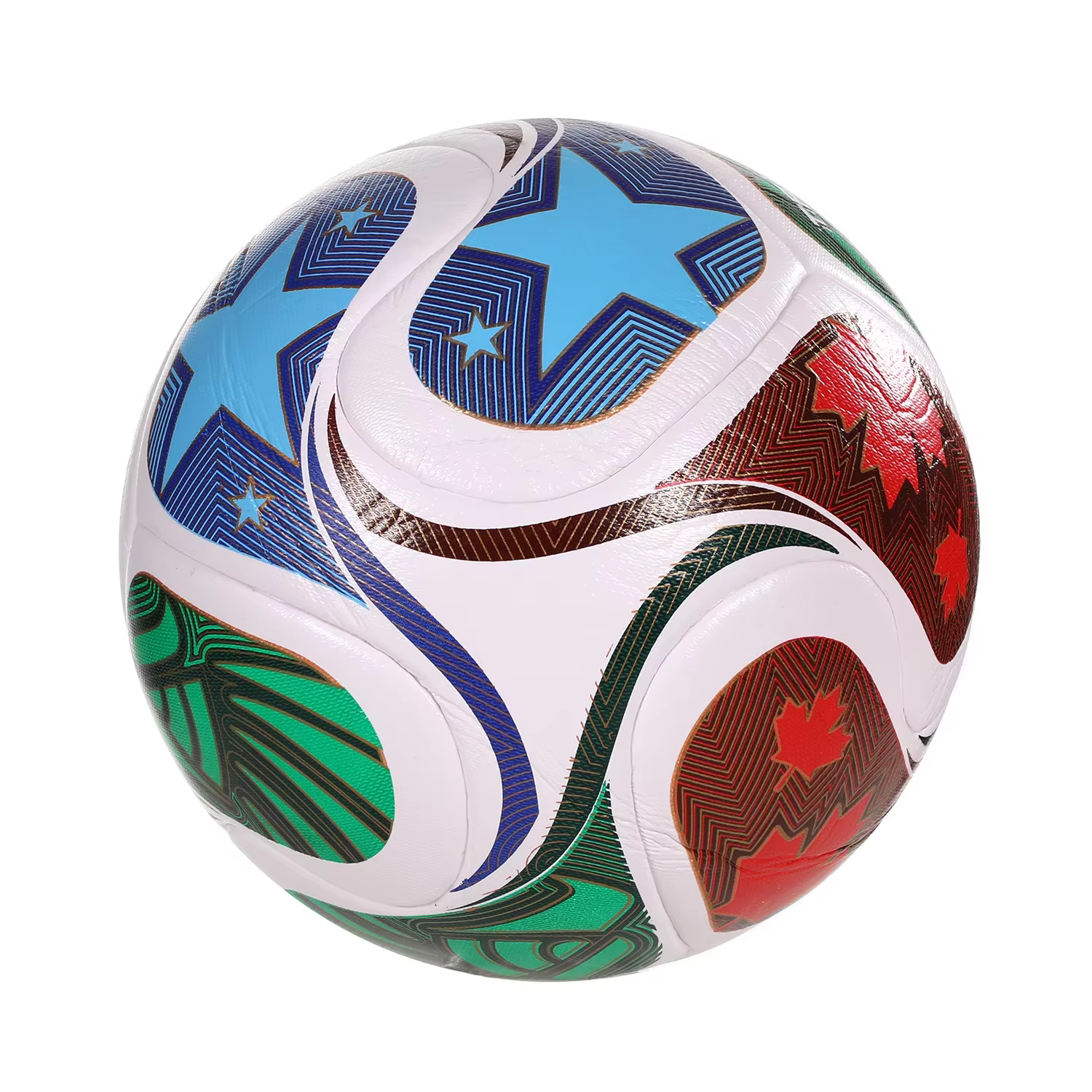 Soccer Ball Official Size Pu Material Seamless Wear