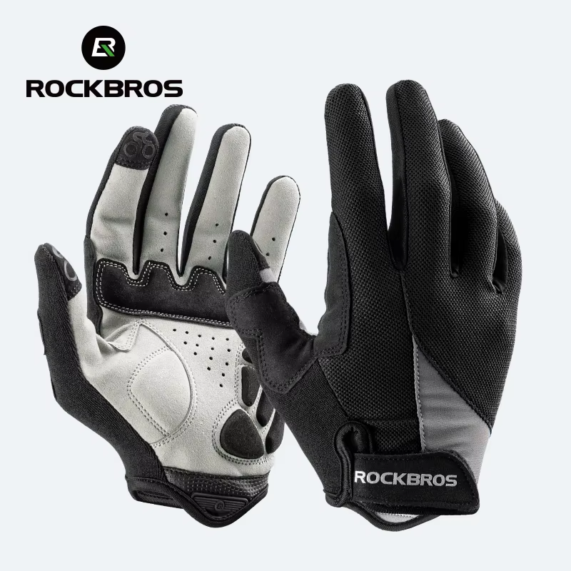 Rockbros Windproof Cycling Gloves Bicycle Touch Screen