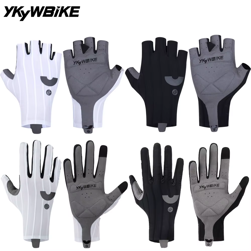 Ykywbike Cycling Gloves Woven Aerodynamic Striped Bicycle