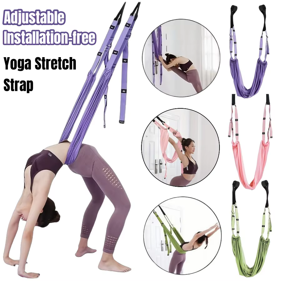 Yoga Strap Stretch Band Fitness Hanging Rope Universal Back