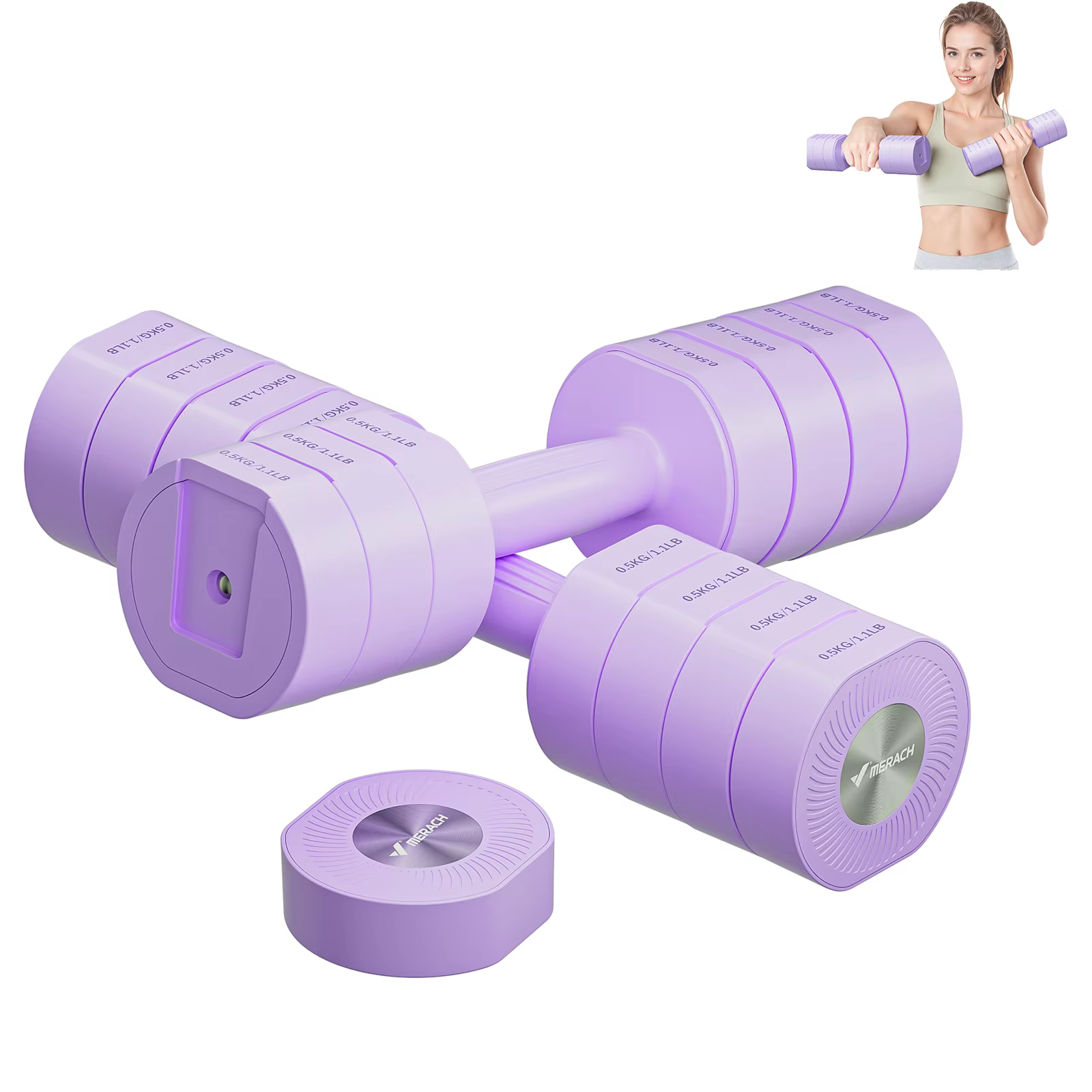 Merach Adjustable Dumbbell Set 2.2