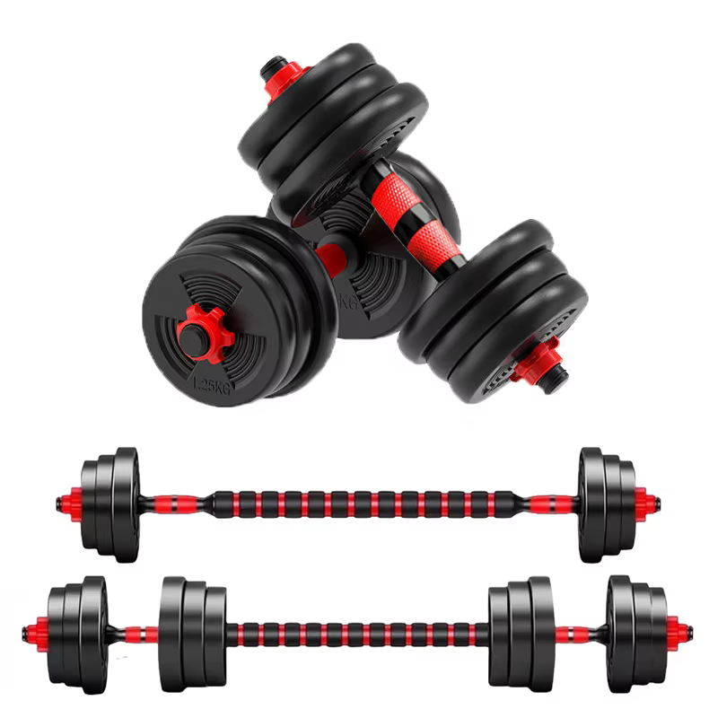 Adjustable Dumbbell Set 5- Adjustable Dumbbell to Barbell