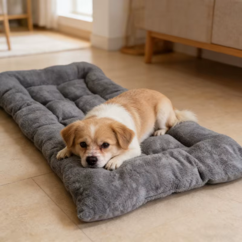 Plush Dog Bed Sofa Thickened Super Soft Polyester Pet Mat